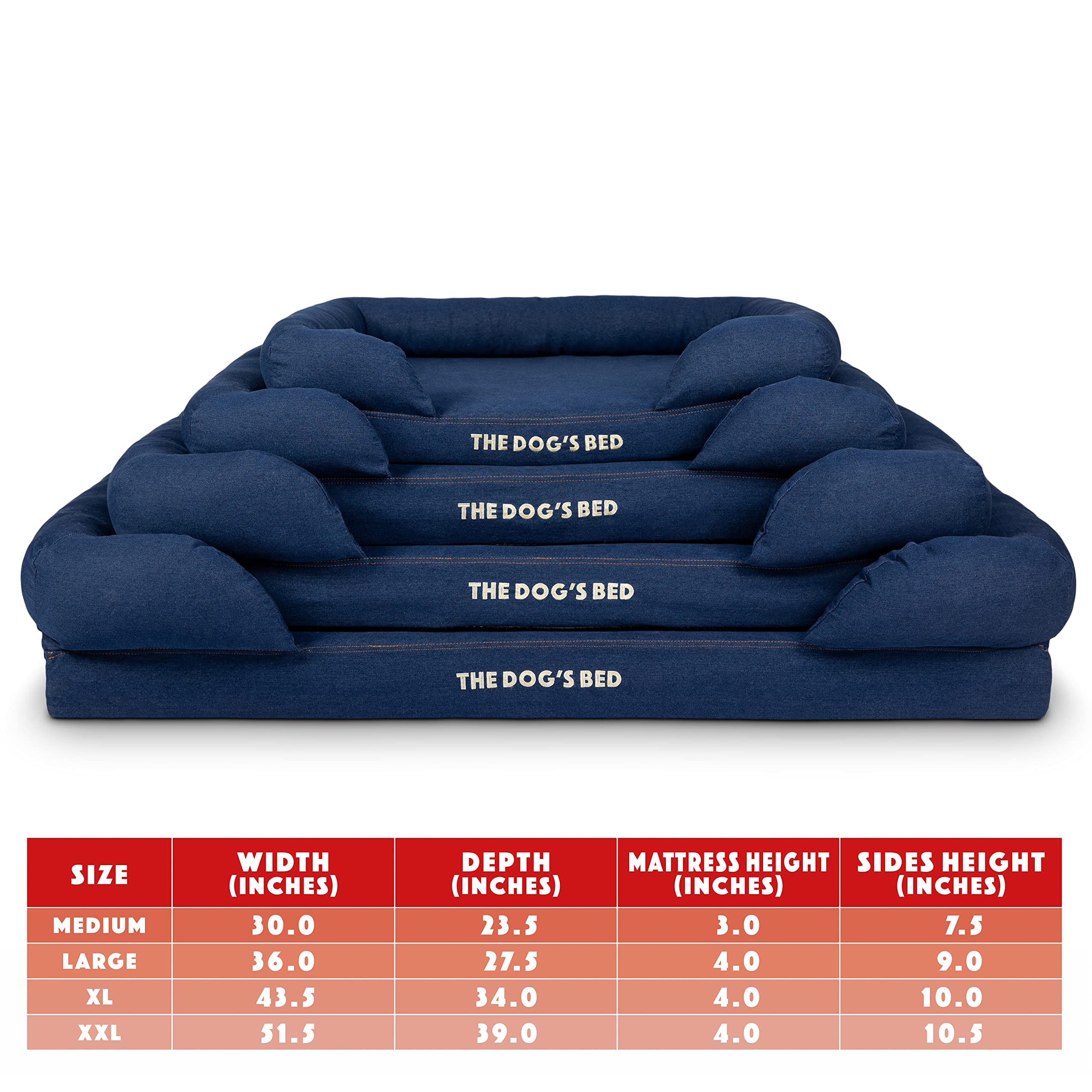 Amazon.com : The Dog's Bed Orthopedic Memory Foam Dog Bed with